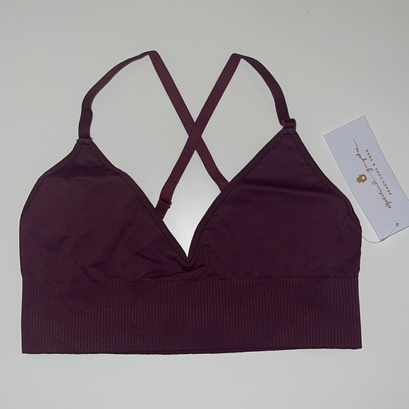 Spiritual Gangster Other - Spirtual Gangster medium/large sports bra- Wine